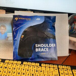 NEW ! Fightech Shoulder Brace for Torn Rotator Black Size L/XL